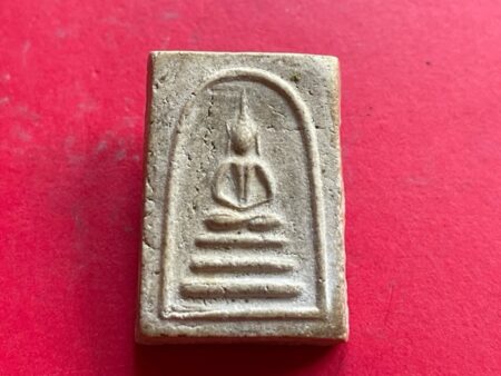 Wealth Thai amulet B.E.2495 Phra Somdej amulet in Thewada Oak Rong imprint by LP Nark (SOM587)