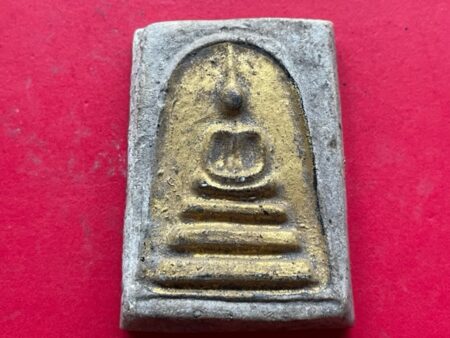 Rare amulet B.E.2510 Phra Somdej holy powder amulet with Yant in jumbo size by LP Thoob (SOM598)
