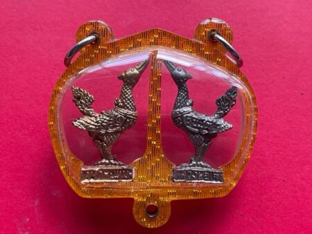 Charming amulet B.E.2522 Hong Ngoen Hong Thong or magical swan amulet by LP Seng (GOD329)