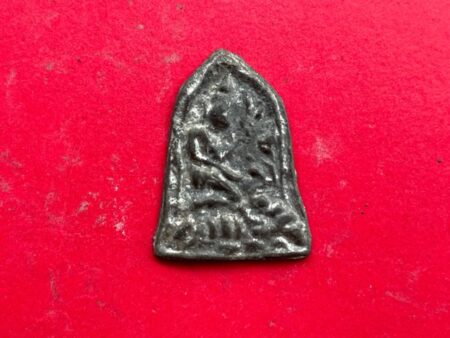 Rare Thai amulet B.E.2400 Phra Pang Laylai tin amulet with beautiful condition by Wat Phet (SOM613)