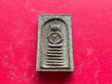 Wealth amulet B.E.2510 Phra Somdej holy powder amulet in small imprint by LP Jam (SOM607)