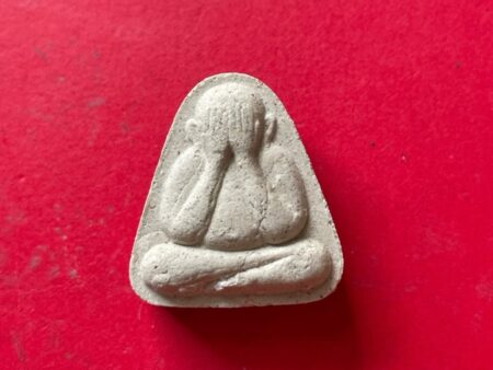 Wealth amulet B.E.2549 Phra Pidta Perm Bamrung Sook holy powder amulet by LP Perm (PID218)