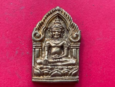 Protect amulet B.E.2548 Phra Yod Khun Phon brass amulet with beautiful condition by LP Perm (PKP129)