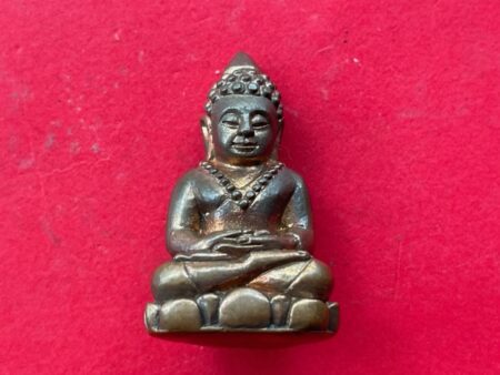 Wealth amulet B.E.2544 Phra Kring Lom Look Sattaloha amulet with beautiful condition by LP Thong (PKR138)