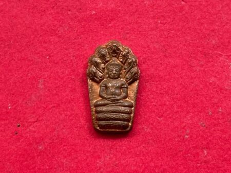 Wealth amulet B.E.2528 Phra Prok Bai Makham copper coin by LP Sawai – First batch (SOM656)