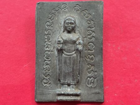 Rare amulet B.E.2490 Phra Tharawadee lead amulet with beautiful condition by LP Than – First batch (SOM649)