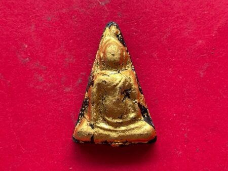 Wealth amulet B.E.2531 Phra Nang Phaya Trilak holy powder amulet by LP Kasem (SOM658)