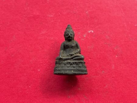 Rare amulet B.E.2491 Phra Chaiwat Angkheerot brass amulet with low base by Wat Ratchaborphit (PKR143)