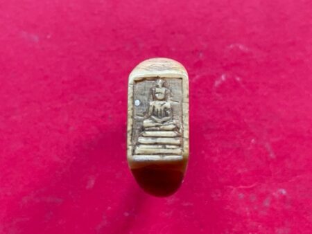 Rare amulet B.E.2510 Wean Phra Phut or buddha ivory ring amulet by LP Kan (TAK165)