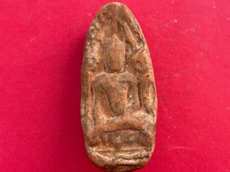Rare amulet B.E.2513 Phra Khun Paen Khai Par Seek holy soil amulet by LP Dee (PKP136)