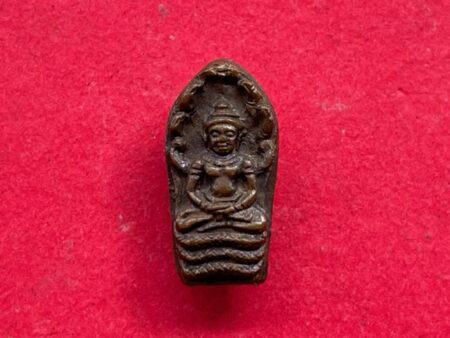 Rare amulet B.E.2516 Phra Prok Bai Makham copper amulet by LP Pae – First Batch (SOM695)