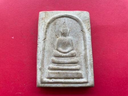 Rare amulet B.E.2510 Phra Somdej holy powder amulet with Yant in jumbo size by LP Thoob (SOM705)
