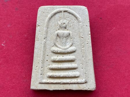 Wealth amulet B.E.2514 Phra Somdej Trimas holy powder amulet by Wat Pubpha (SOM701)