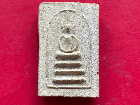 Rare amulet B.E.2512 Phra Somdej Hu Bai Sri holy powder amulet by LP Noi (SOM726)