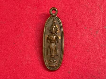 Rare amulet B.E.2510 LP Phra Loy copper coin with beautiful condition by LP Gulab (SOM734)