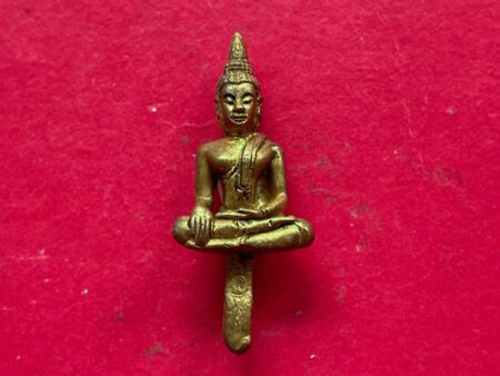 Protect amulet B.E.2539 Phra Yod Thong brass amulet blessed by LP Khumpun (SOM736)