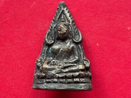 Rare amulet B.E.2510 Phra Kring Phuttha Chinnarat brass amulet by Wat Tai (PKR167)