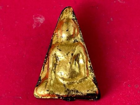 Wealth amulet B.E.2531 Phra Nang Phaya Trilak holy powder amulet by LP Kasem (SOM754)