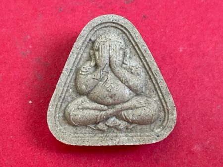 Wealth amulet B.E.2555 Phra Pidta Solot Maha Phrom holy powder amulet by LP Sakorn (PID265)