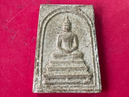 Wealth amulet B.E.2513 Phra Somdej with conch Yant holy powder amulet blessed by LP Jao Khun Nor (SOM767)