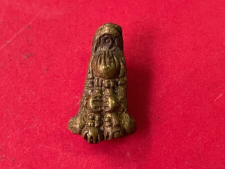 Rare Thai amulet B.E.2510 Phra Pidta Maha Ut bronze amulet with holy Yant by LP Toh (PID269)