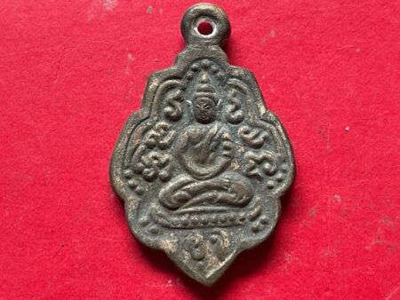 Protect amulet B.E.2559 Phra Phut Sian Laem bronze amulet by Wat Phuanmalai (SOM772)