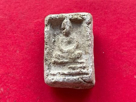 Rare amulet B.E.2472 LP Thet holy powder amulet in popular imprint (MON908)