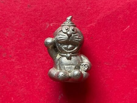 Wealth amulet B.E.2562 Maew Kwak Sap Rub Look Diew or magical cat alpaca amulet by AJ Kom (GOD418)