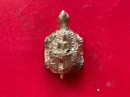 Wealth amulet B.E.2519 Phaya Tao Ruen Maha Lap or magical turtle lead amulet by LP Sim