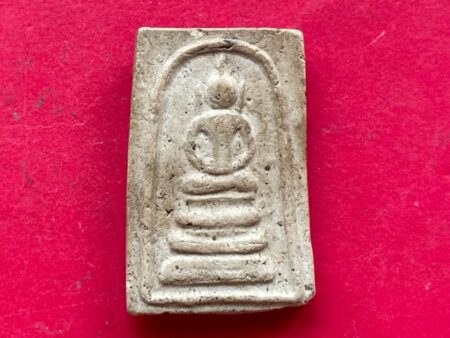 Wealth amulet B.E.2536 Phra Somdej with Chedi Yant holy powder amulet by Wat Mai Amatarot (SOM803)