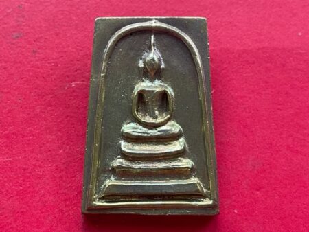 Wealth amulet Phra Somdej in Chedi imprint Nawaloha amulet by Wat Rakhang – 151 years of Somdej Toh batch (SOM801)