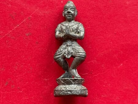 Wealth amulet B.E.2556 Guman Thong Perm Sap lead amulet with holy powder by LP Chamnarn (GOD426)