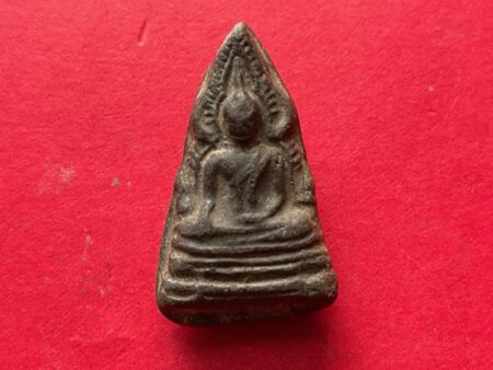 Rare amulet B.E.2400 Phra Phuttha Chinnarat holy soil amulet by Wat Thepleela (SOM823)