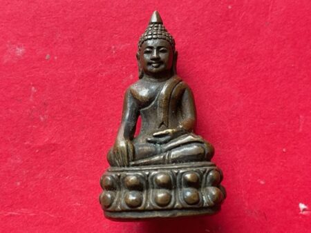 Rare amulet B.E.2517 Phra Kring Phuttha Chinnasri brass amulet with beautiful condition – second batch (PKR177)
