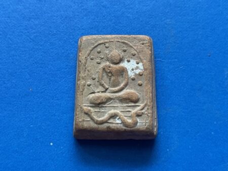 Rare amulet B.E.2484 Phra Somdej Song Naga baked clay amulet by LP Lek (SOM825)