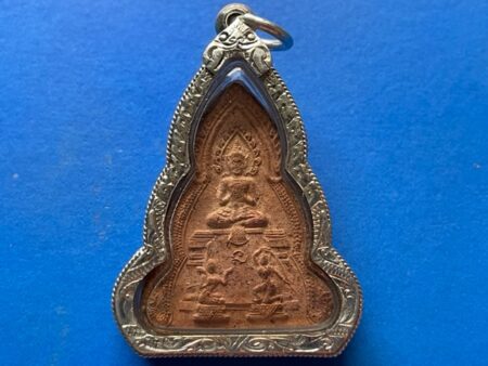 Wealth amulet B.E.2530 Phra Soot with Phra Sangkhajai holy powder amulet in big imprint by LP Phina (SOM824)