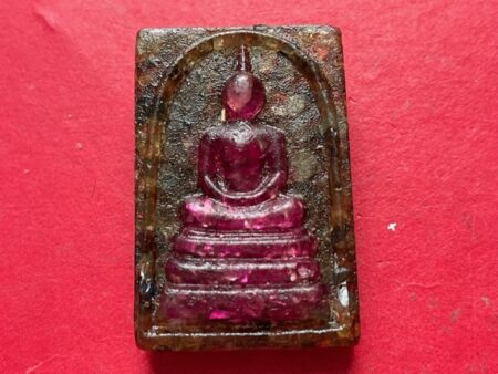 Wealth amulet B.E.2538 Phra Somdej magical gems amulet by LP Samrit (SOM832)