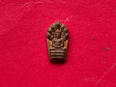 Wealth amulet B.E.2528 Phra Prok Bai Makham copper coin by LP Sawai – First batch (SOM833)