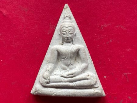 Wealth amulet B.E.2495 Phra Somdej powder in big imprint with beautiful condition by LP Lamoon (SOM839)