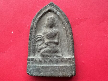 Wealth amulet B.E.2505 Mae Phosot or goddess of rice holy soil amulet in big imprint by LP Tae (GOD474)