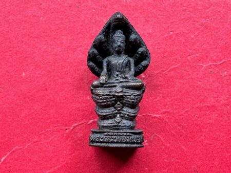 Wealth amulet B.E.2521 Phra Srivichai Phimongkol Nawaloha amulet by LP Thiam (PKR196)