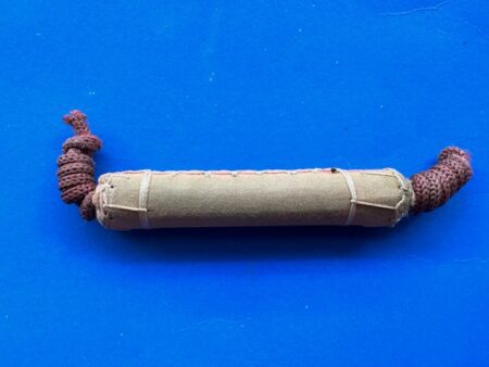 Protect amulet B.E.2530 Takrut red cloth in early batch by LP Boon (TAK228)