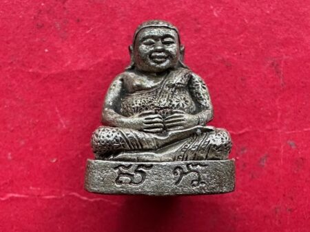 Wealth amulet B.E.2535 Phra Sangkhajai bronze amulet with beautiful condition (MON1219)