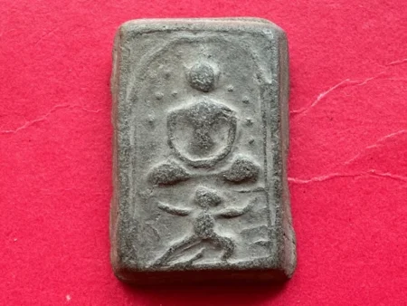 Rare amulet B.E.2484 Phra Somdej Song Hanuman baked clay amulet by LP Lek (SOM710)