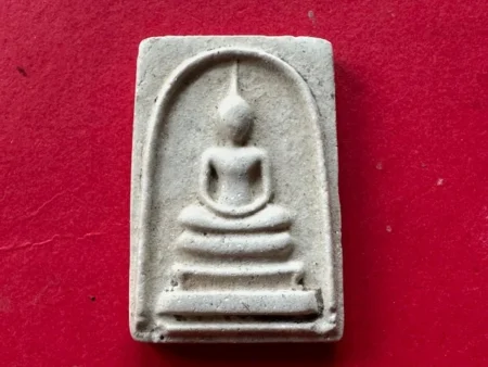 Wealth amulet B.E.2513 Phra Somdej Pha Sook holy powder amulet in small imprint by LP Jao Khun Nor (SOM723)