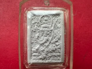 Wealth amulet B.E.2550 Phra Nuea Phrom holy powder amulet in small imprint by LP Ma (GOD542)
